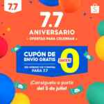 Cupón Shopee 7.7 Aniversario: descuentos y envío Gratis el 7 de julio