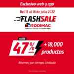 Flash Sale Sodimac: Hasta 47% de descuento del 13 al 18 de julio
