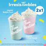 2x1 en Frappés Bubble Gum y Cotton Candy en Tim Hortons esta semana