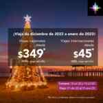 Promoción Volaris: Vuelos para navidad y año nuevo desde $349 nacionales y $45 dólares internacionales