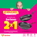 Soriana Julio Regalado: 2x1 en sartenes hoy 15 de julio