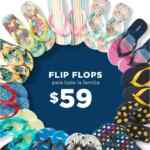 Sandalias flip flops a $59 sólo hoy en Old Navy