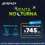 Venta Nocturna Aeromar: Vuelos sencillos desde $745
