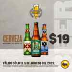 Promoción Día de la Cerveza Buffalo Wild Wings: cervezas a $19 este 5 de agosto