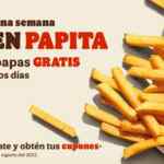 Cupón Burger King de papas a la francesa GRATIS del 15 al 21 de agosto