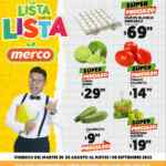 Ofertas Merco frutas y verduras del 30 de agosto al 1 de septiembre