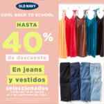 Promoción Old Navy Regreso a Clases: Hasta 40% de descuento en jeans y vestidos