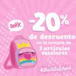 Promo Onix Regreso a Clases: 20% de descuento en la compra de 3 útiles escolares