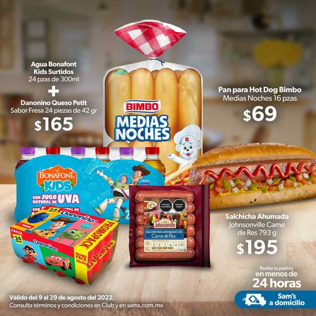 Ofertas Sam's Club Regreso a Clases para el lunch y el desayuno