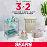 3x2 en accesorios de baño y closet del departamento de blancos en Sears