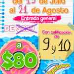 Entrada a $80 para estudiantes con promedio de 9 y 10 a Parque Acuático Tepetongo
