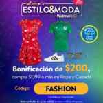 Cupón Walmart Hot Fashion 2022: $200 de descuento en compras de $1,199