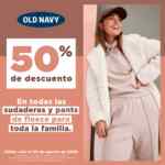 En Old Navy pants y sudaderas a mitad de precio hoy sábado