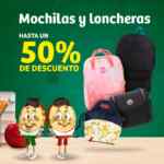 Hasta 50% de descuento en mochilas y loncheras en Mercado Soriana