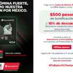 Promo Office Depot Banorte: $500 de bonificación + 10% de descuento en compras de $2,500