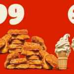Cupón Burger King de 20 nuggets + 2 conos por $99 Cupón Burger King de 20 nuggets + 2 conos por $99