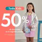 En C&A segundo a mitad de precio en toda la ropa para niños