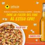 Promoción California Pizza Kitchen Fiesta de Cine: Pizzas a $99 y cubeta de cerveza a $150