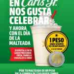 Carl's Jr Día de la Malteada 2022: Malteadas a $1 peso en la compra de un combo el 12 de septiembre