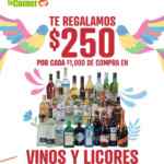 Promoción La Comer: $250 de regalo por cada $1,000 de compra en vinos y licores