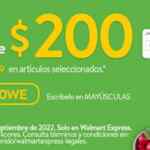 Cupón Walmart Express de $200 de descuento en carnes, frutas y alimentos seleccionados