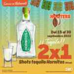 En Hooters 2x1 en shots de tequila Hornitos del 15 al 30 de septiembre