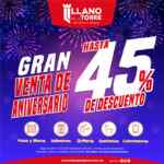 Venta de Aniversario Llano de la Torre: Hasta 45% de descuento