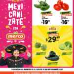 Ofertas Merco frutas y verduras del 13 al 15 de septiembre