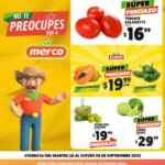 Ofertas Merco frutas y verduras del 26 al 29 de septiembre