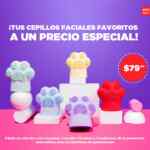 En Miniso cepillos faciales de manita de gato de $149.90 a $79.90