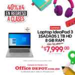 En Office Depot hasta 40% de descuento en útiles escolares del 5 al 8 de septiembre