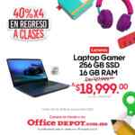 En Office Depot hasta 40% de descuento en útiles escolares del 5 al 8 de septiembre