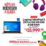 En Office Depot hasta 40% de descuento en útiles escolares del 5 al 8 de septiembre