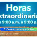 Sam's Club Horas Extraordinarias Open House 14 de septiembre 2022