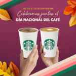 Promo 2x1 Starbucks por el Día Nacional del Café del 26 al 29 de septiembre