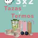 3x2 en tazas y termos en Yoyoso