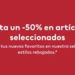 H&M Rebajas de temporada de hasta 50% de descuento en artículos seleccionados