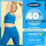 En Old Navy 40% de descuento en artículos deportivos de la línea Active este fin de semana