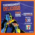 En 7-Eleven llévate una Fanta + rebanada de pizza de pepperoni a sólo $30