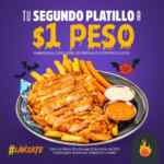 Promoción de Halloween Las Alitas: segundo platillo a $1 peso
