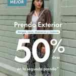 En C&A segundo a mitad de precio en todos los abrigos, sacos, chalecos y chamarras