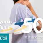 En C&A segundo a mitad de precio en playeras y tenis