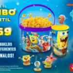 Combo Bob Esponja Cinemex: Palomera + 4 figuras + palomitas + 2 refrescos por $339 y más