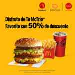 Promoción de la semana DiDi Food: 50% de descuento en McTrío Big Mac