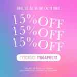 Cupón Enviaflores 15% de descuento del 13 al 16 de octubre