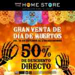 Gran Venta de Día de Muertos The Home Store: Hasta 50% de descuento