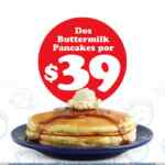 Día del Pancake IHOP: 2 buttermilk pancakes a sólo $39 el próximo 25 de octubre