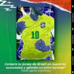 Compra un jersey de Brasil en Innovasport y llévate un print seriado
