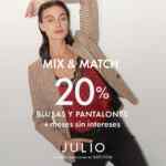 Promoción Julio Mix & Match: 20% de descuento en blusas y pantalones + meses sin intereses