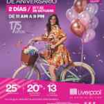 Liverpool Venta Especial de Aniversario el 21 y 22 de octubre